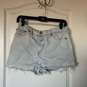Levi High Rise Jean Shorts